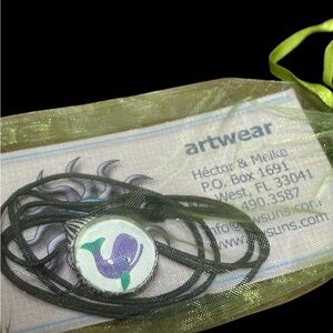 Artwear Whale Pendant Necklace